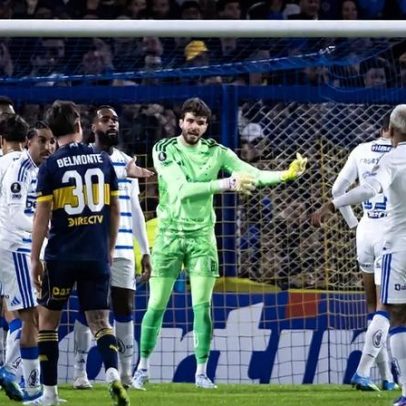 Otávio analisa atuação em Boca x Cruzeiro e diz ter se sentido tranquilo
