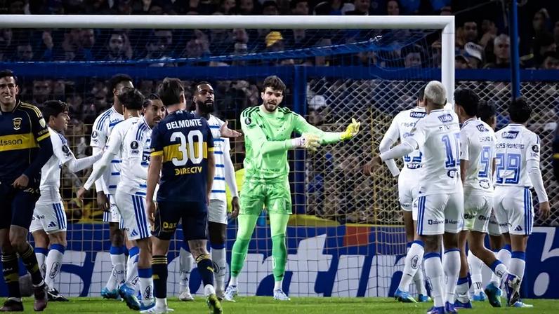 Boca Juniors x Cruzeiro, em La Bombonera, em Buenos Aires (Foto: Gustavo Aleixo/Cruzeiro)