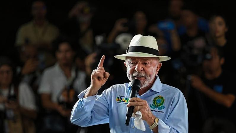 Lula em agenda em Sergipe. — Foto: Ricardo Stuckert/ Presidência da República