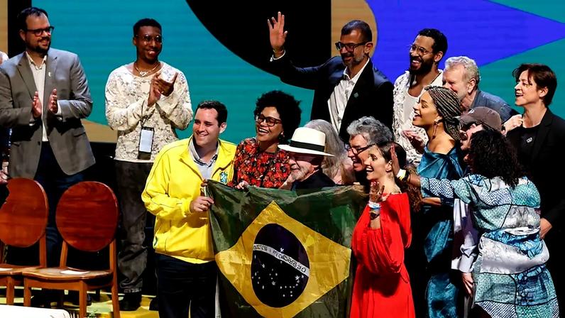 Lançamento do Tela Brasil, na Cidade das Artes, com o presidente da República, Luiz Inácio Lula da Silva. (Foto: Fernando Frazão/Agência Brasil)