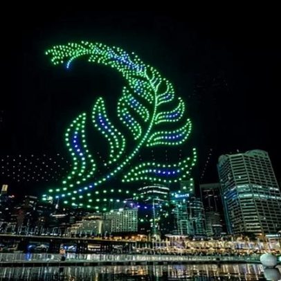 Vivid Sydney cancela shows após 89 drones caírem no Darling Harbour