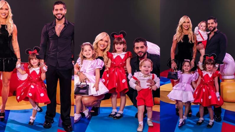 ‘Volta mais esperada que a Copa’: Virgínia e Zé Felipe posam juntos em festa da filha e web implora por reconciliação