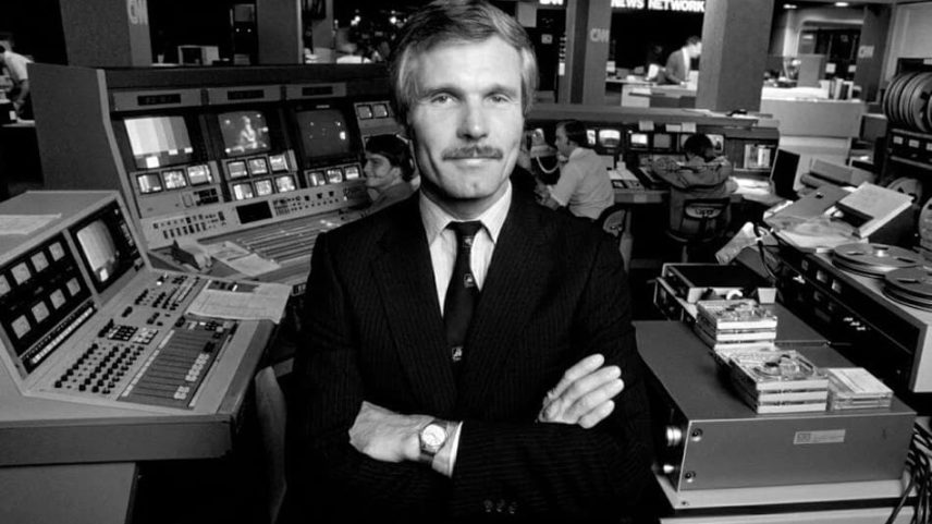 Ted Turner (Foto: Reprodução/CNN)