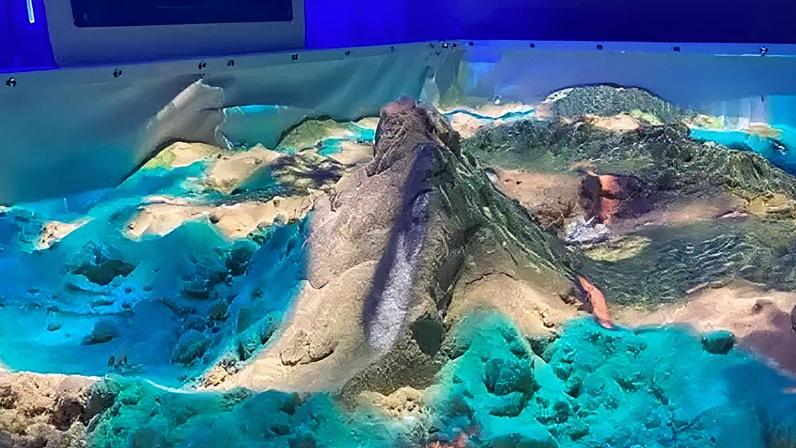 An interactive sandbox is one of the ways the wildlife park aims to engage visitors