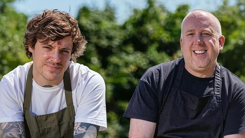 Lewis Dwyer and Andy Aston, owners of the Pig & Swill, Cardiff’s newest pub.