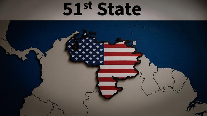 Trump posta imagem sugerindo Venezuela como 51º estado dos EUA