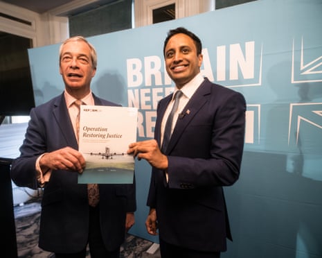 Partidos criticam plano da Reform UK centros de detenção em áreas de voto verde