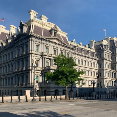 Plano de Trump para repintar o Edifício Eisenhower pode custar 7,5 milhões