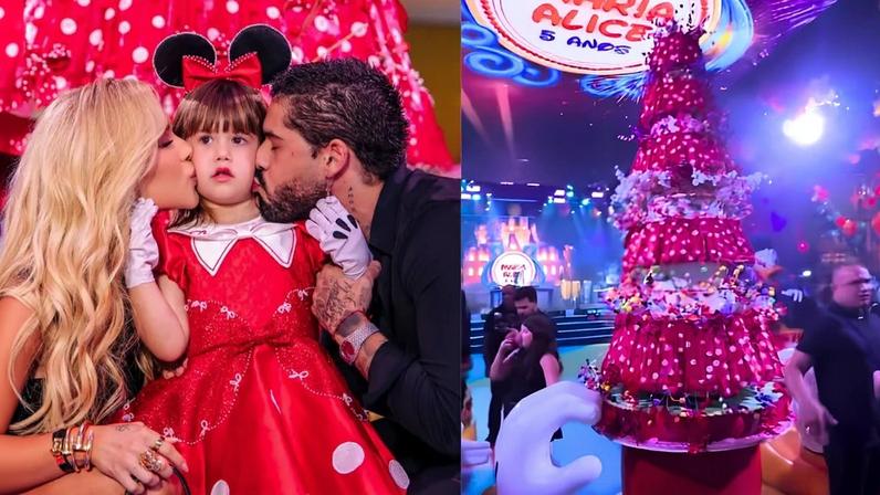 Teto de LED com fogos, bolo de mais de 2 metros e reencontro de Virgínia e Zé Felipe: os detalhes da festa de 5 anos de Maria Alice em 30 fotos