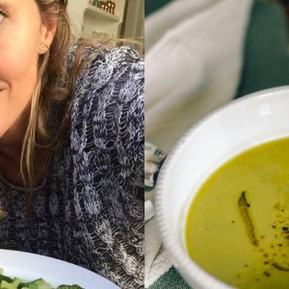 Sopa de ervilha com batata-doce no liquidificador é receita de Gisele Bündchen