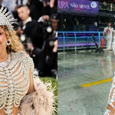 Dançarina brasileira no Met Gala 2026 lembra visual de Beyoncé