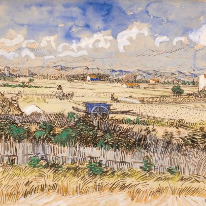 Uma das maiores aquarelas de Van Gogh pode atingir preço recorde