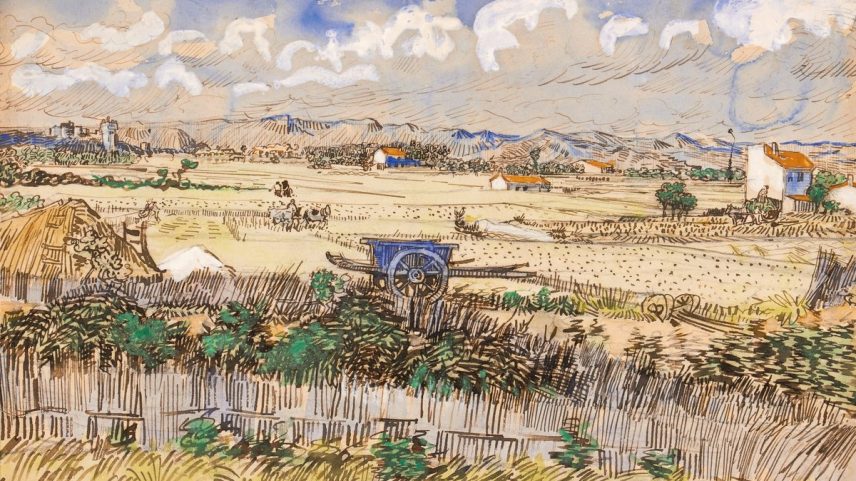 Van Gogh’s The Harvest in Provence (June 1888)