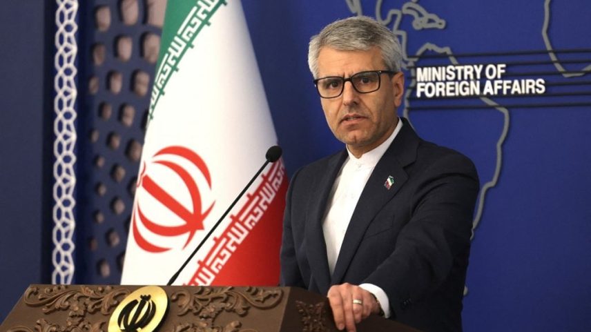 O porta-voz do ministério iraniano das Relações Exteriores, Esmail Baqai – foto: Atta Kenare/AFP