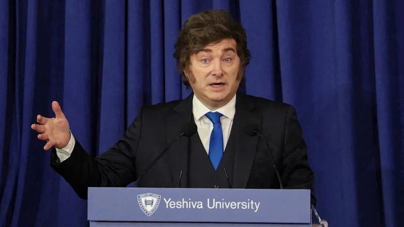 O presidente da Argentina, Javier Milei. Angela Weiss/AFP