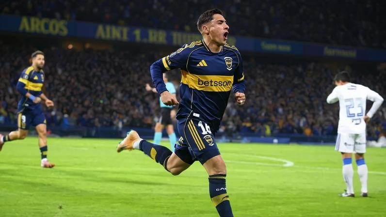 Merentiel abre o placar para o Boca contra o Cruzeiro
