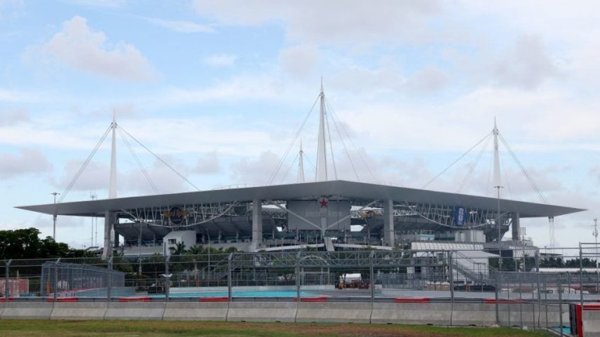 O estádio de Miami, que vai receber jogos da Copa do Mundo –foto: Leonardo Fernandez/ Getty Images North America/AFP