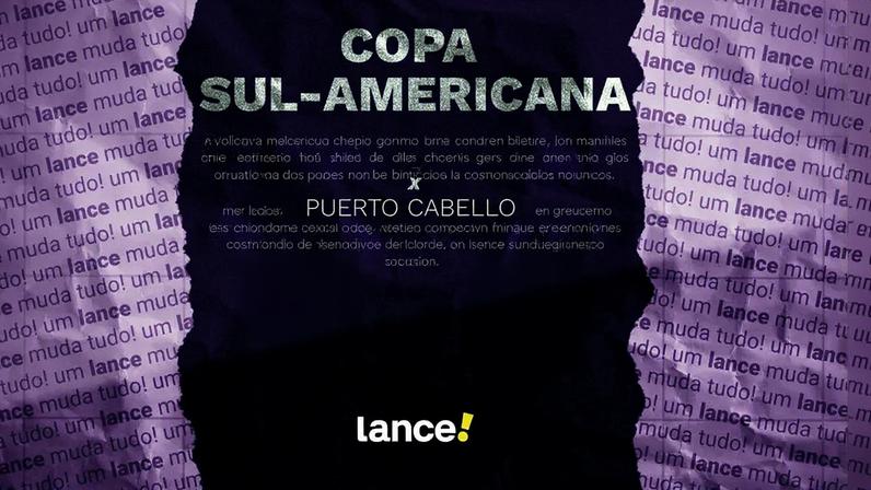 Atlético-MG x Puerto Cabello (Arte: Lance!)
