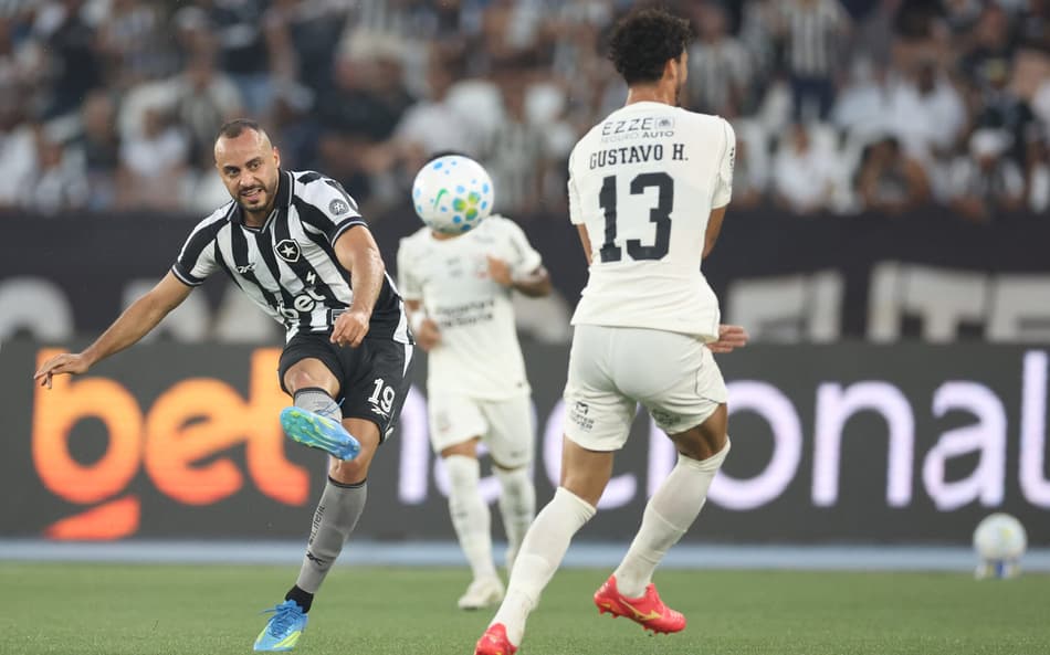 Arthur Cabral durante Botafogo x Corinthians (Foto: Vitor Silva/Botafogo)