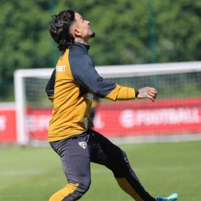 São Paulo encerra preparação para jogo contra o Juventude provável escalação