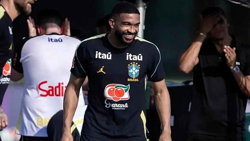 Bremer pela seleção brasileira (Reprodução Instagram Bremer)