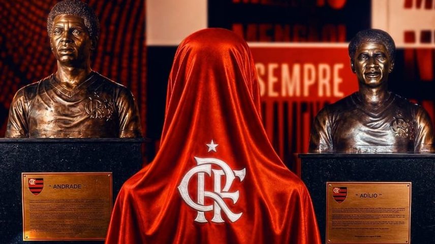 Bruno Henrique será homenageado com busto na sede do Flamengo (Foto: Divulgação / Flamengo)