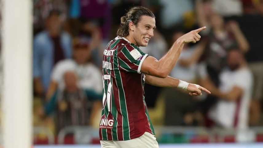 Canobbio comemora gol em Fluminense x São Paulo no Maracanã (Foto: Marcelo Gonçalves / Fluminense FC)