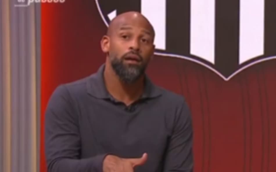 Felipe Bastos comentou polêmica envolvendo Neymar e Robinho Jr (Foto: Reprodução Sportv)
