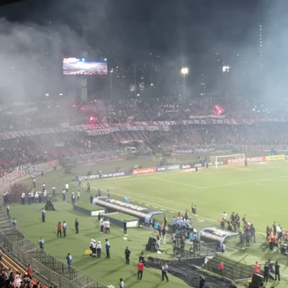 Flamengo teve jogo interrompido na Libertadores por confusão na Colômbia