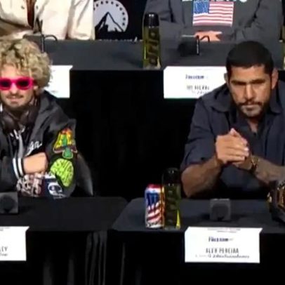 Ex-campeão do UFC surpreende-se com físico de Alex Poatan