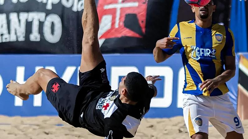Vasco vence na semifinal da Libertadores de Beach Soccer (Foto: Divulgação; Vasco da Gama; Victor Hugo Kos)