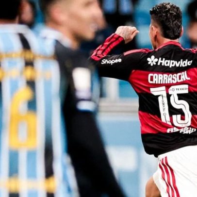 Carrascal celebra vitória planejada do Flamengo sobre o Grêmio
