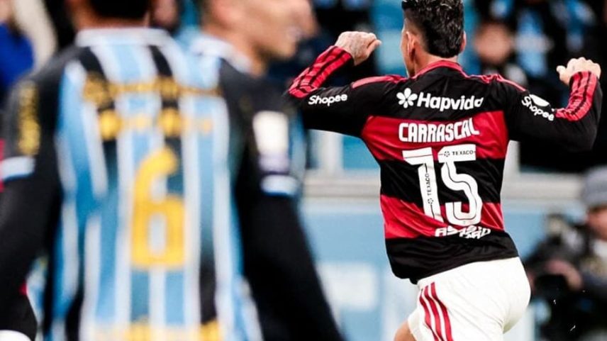 Carrascal celebra vitória planejada do Flamengo sobre o Grêmio