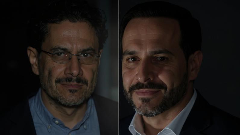 Iván Cepeda, Paloma Valencia e Abelardo de la Espriella, candidatos à Presidência da Colômbia. Fotos: AFP
