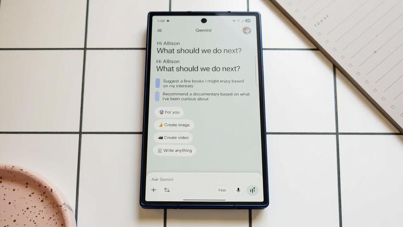 I actually use the Gemini app quite a bit on my phone, but let’s not get carried away.
