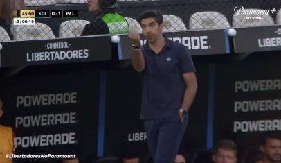 Comitê disciplinar da Conmebol julga Abel Ferreira por gesto obsceno