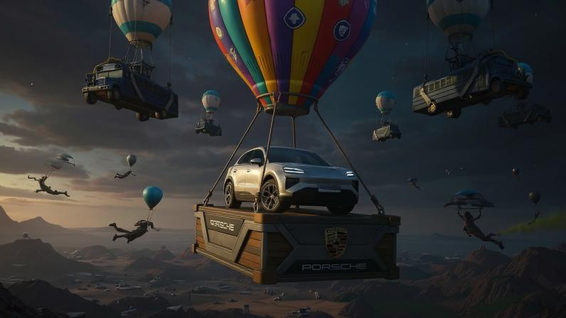 Epic Games Fornite Porsche Ai Collab Image