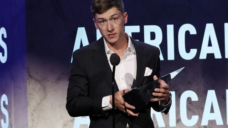 Fans voted for Sam Barber over country radio stars Tucker Wetmore and Zach Top at the 2026 American Music Awards.