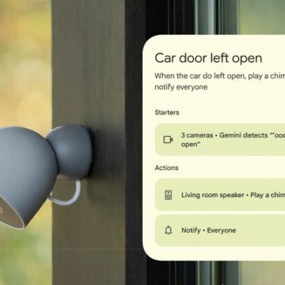 Gemini para Google Home usa câmeras para acionar automações