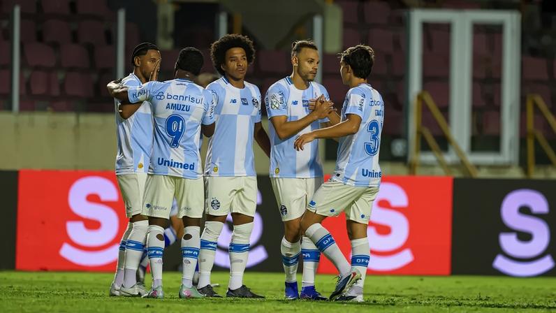 O Grêmio venceu o Confiança-SE pela Copa do Brasil (Foto: LUCAS UEBEL/GREMIO FBPA)