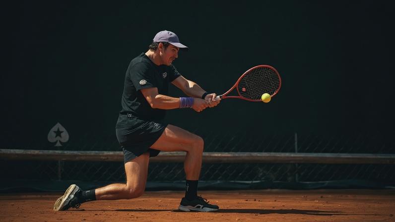 João Fonseca em treino em Monte Carlo (Reprodução)