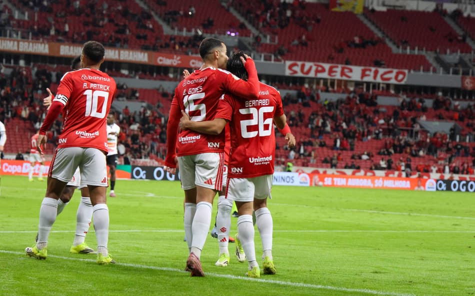 O Internacional venceu o Athletic-MG pela Copa do Brasil (Foto: Ricardo Duarte/Internacional)