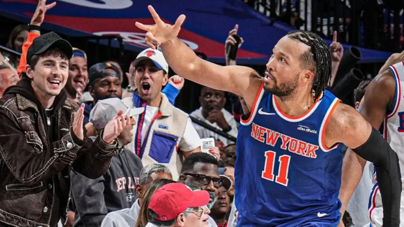 Brunson decide e Knicks avançam contra os 76ers