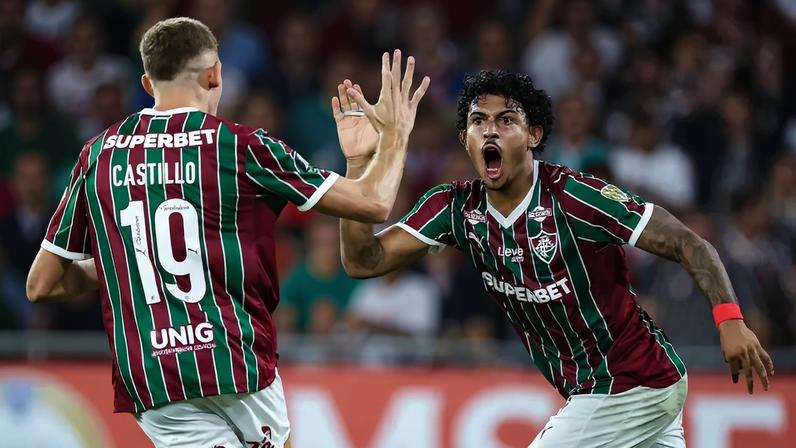 John Kennedy comemora gol do Fluminense na Libertadores (Foto: Marcelo Gonçalves / Fluminense)