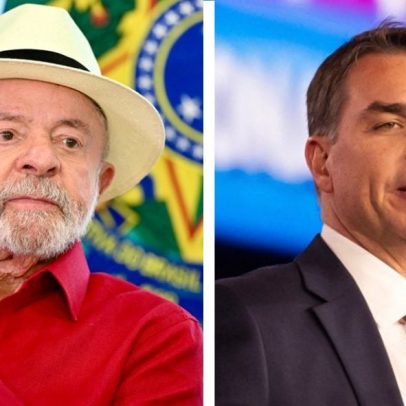 Intenções de voto de Lula e Flávio Bolsonaro entre católicos e evangélicos, nova pesquisa