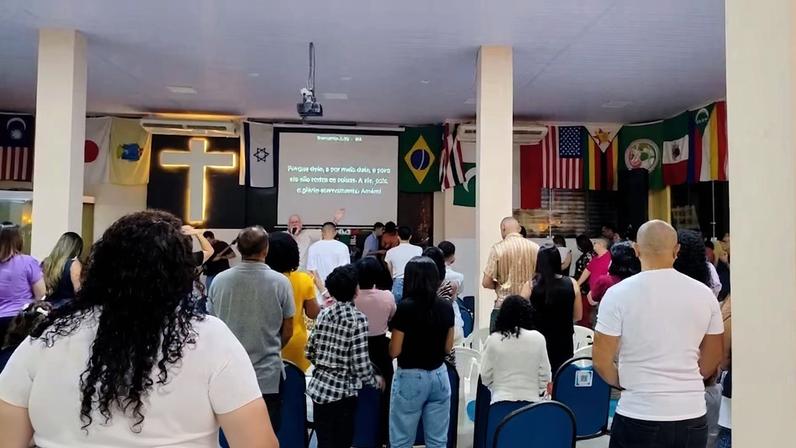 Matthew no Café com Pastores e Líderes na Casa de Adoração em São Luís, Maranhão