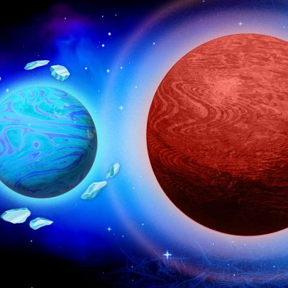 Astrônomos identificam a origem de um casal planetário improvável