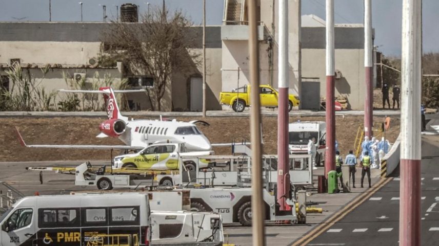 Avião com suspeita de hantavírus, vindo de Cabo Verde, pousa nas Canárias