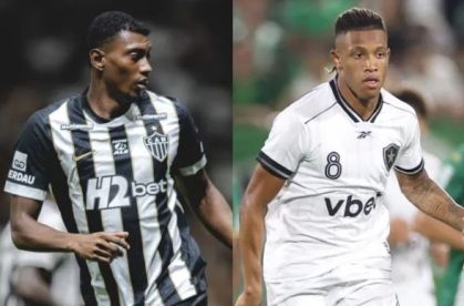 Atlético-MG enfrenta Botafogo em jogo de seis pontos após saída de Hulk