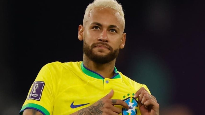 Neymar durante a Copa do Catar em 2022 (Foto: Gabriela Biló/Folhapress)